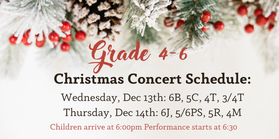 Christmas Concerts