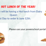 Our last hot lunch of the year!